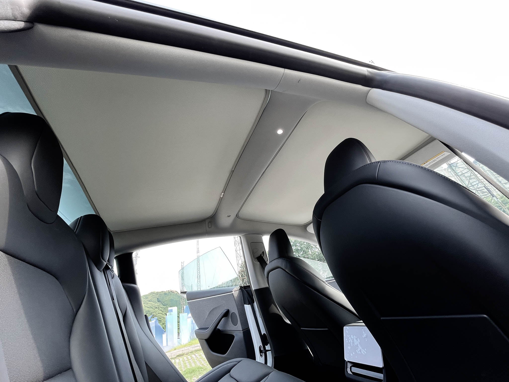 Bundle: Tesla Model 3 Highland 2024+ Sunshade Set (Roof+Windshield Glass Sunshade)