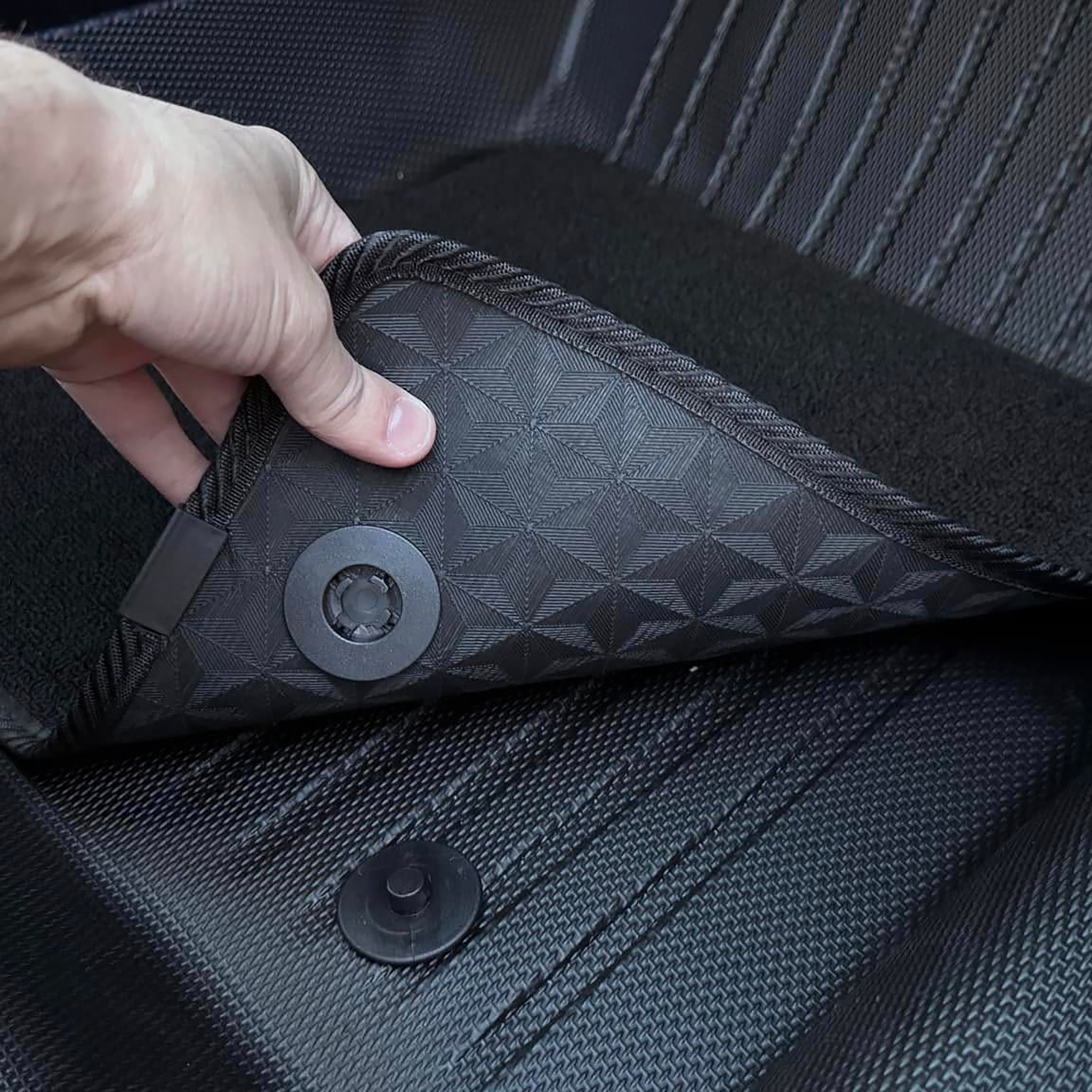 Tesla Model 3 Highland 2024+ Custom All-Weather Floor Mats – Full TPE Wrap for Ultimate Protection