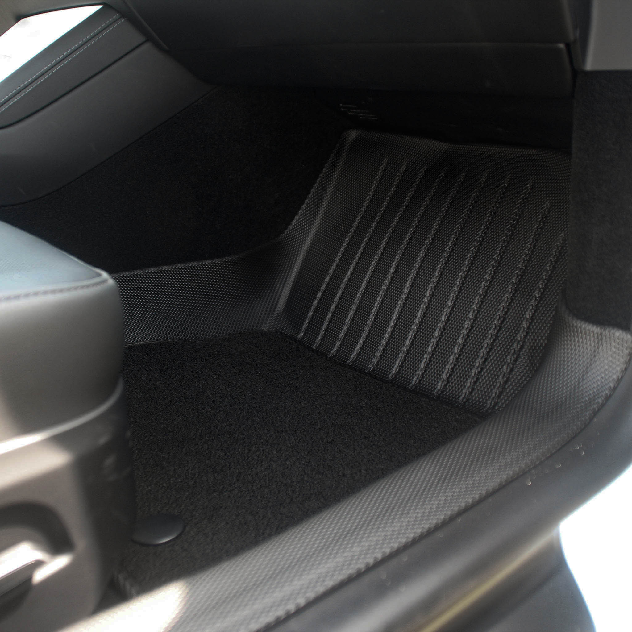 Tesla Model 3 Highland 2024+ Custom All-Weather Floor Mats – Full TPE Wrap for Ultimate Protection