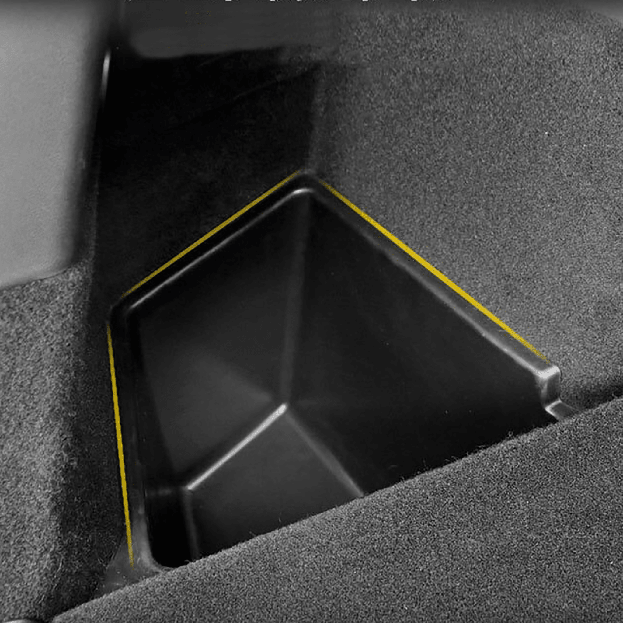 Rear Trunk Side Storage Bins for Tesla Model Y 5 Seater