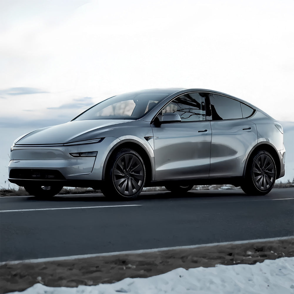 2025+ Tesla Model Y Juniper 20-Inch Helix Wheel Covers | Matte Black Finish | OEM Style